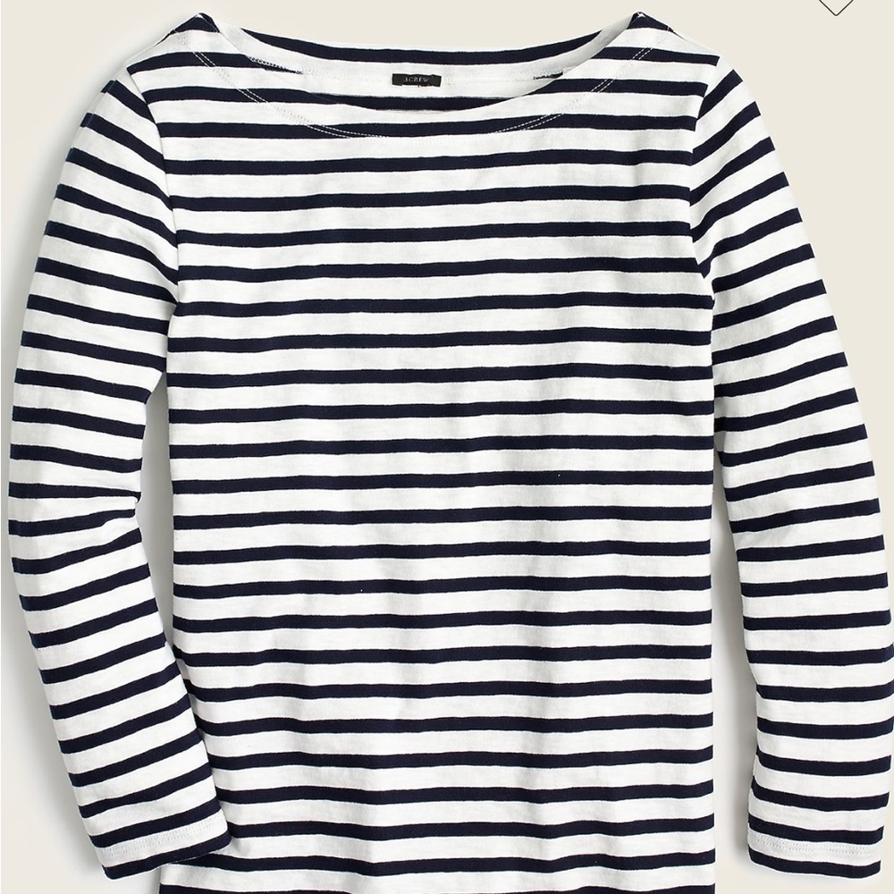 RE-IMAGINED BY J. CREW
STRIPED BOATNECK T-SHIRT